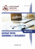 LXXVII Международная научно-практическая конференция «Научный форум: экономика и менеджмент»