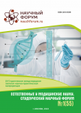 LV Студенческая международная научно-практическая конференция «Естественные и медицинские науки. Студенческий научный форум»