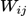 $$\begin{equation}<br />
W_{ij}<br />
\end{equation}$$