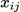 $$\begin{equation}<br />
x_{ij}<br />
\end{equation}$$