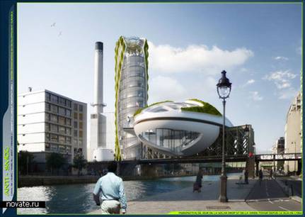 Здание Anti-Smog Innovation Center в Париже