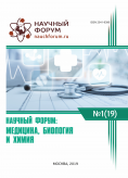 XIX Международная научно-практическая конференция «Научный форум: медицина, биология и химия»