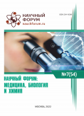 LIV Международная научно-практическая конференция «Научный форум: медицина, биология и химия»