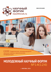 Завершена CXXIV Студенческая международная научно-практическая конференция «Молодежный научный форум»