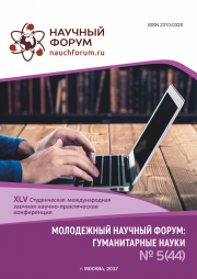 Скоро окончание приема работ на XLV Студенческую международную заочную научно-практическую конференцию «Молодежный научный форум: гуманитарные науки»