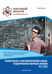 Завершена XLVI Студенческая международная научно-практическая конференция «Технические и математические науки. Студенческий научный форум»