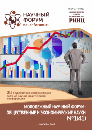 Начало голосования и обсуждения работ XLI Студенческой международной заочной научно-практической конференции «Молодежный научный форум: Общественные и экономические науки»