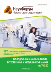 Начало голосования и обсуждения работ XXVI Студенческой международной заочной научно-практической конференции «Молодежный научный форум: естественные и медицинские науки»