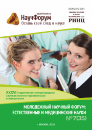 XXXVI Студенческая международная заочная научно-практическая конференция «Молодежный научный форум: естественные и медицинские науки» завершена