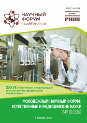 XXXVII Студенческая международная заочная научно-практическая конференция «Молодежный научный форум: естественные и медицинские науки» завершена