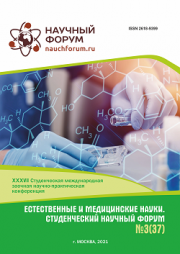 Завершена XXXVII Студенческая международная научно-практическая конференция «Естественные и медицинские науки. Студенческий научный форум»