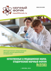 Начало голосования и обсуждения работ LVI Студенческой международной научно-практической конференции «Естественные и медицинские науки. Студенческий научный форум»