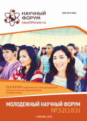 Завершена CLXXXIII Студенческая международная научно-практическая конференция «Молодежный научный форум»