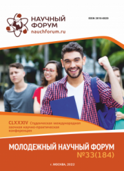Завершена CLXXXIV Студенческая международная научно-практическая конференция «Молодежный научный форум»