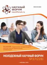 Завершена CCXXVIII Студенческая международная научно-практическая конференция «Молодежный научный форум»